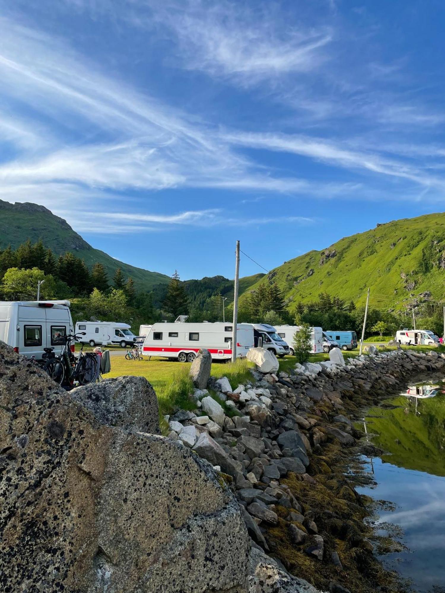 Brustranda Fjordcamping Valberg Extérieur photo