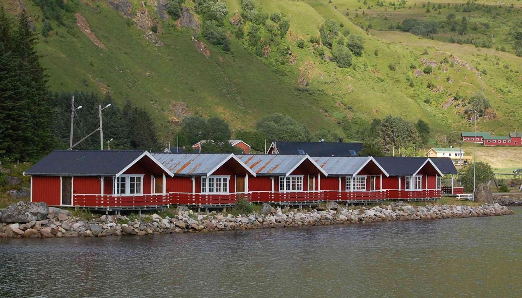 Brustranda Fjordcamping Valberg Extérieur photo