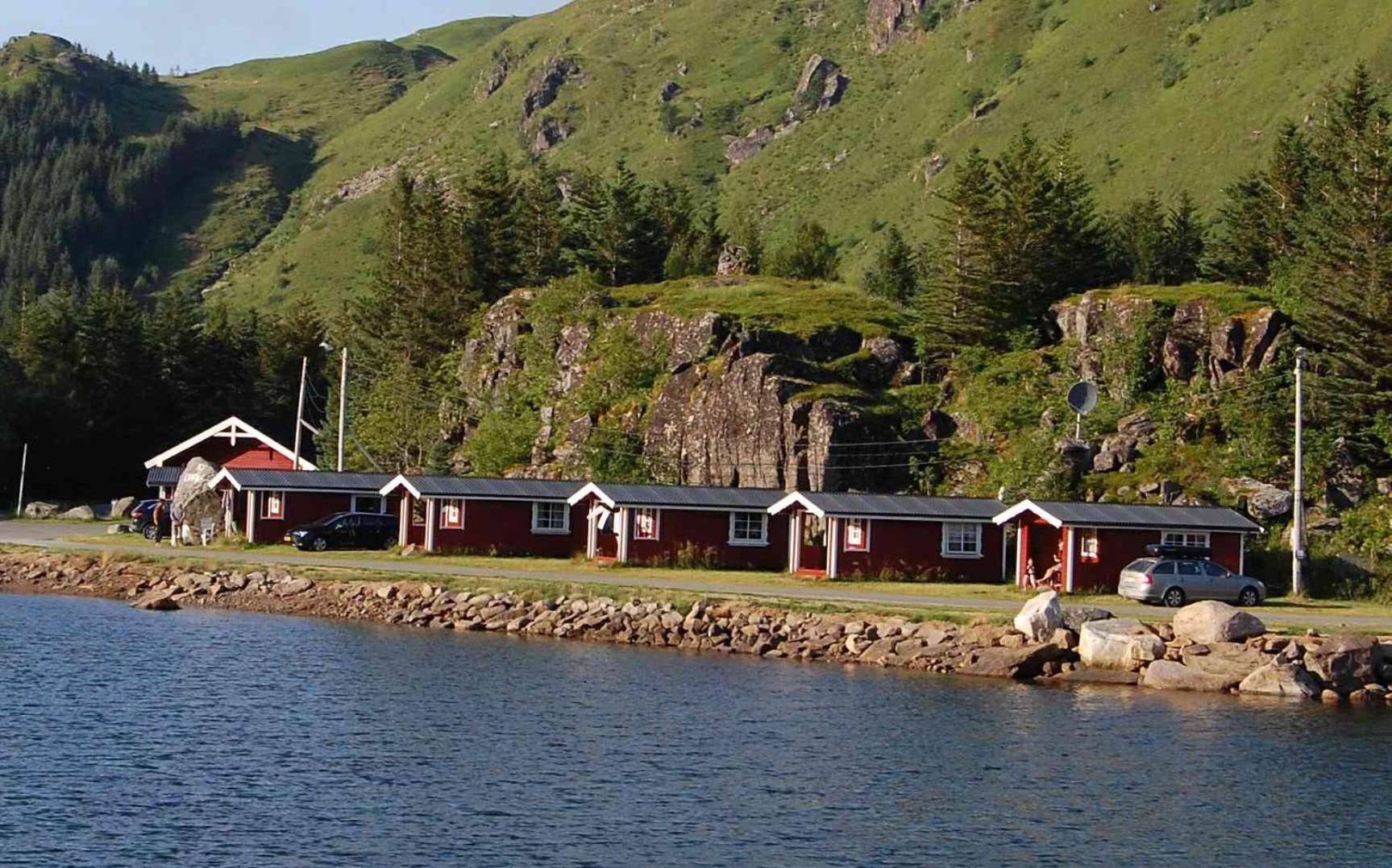 Brustranda Fjordcamping Valberg Extérieur photo