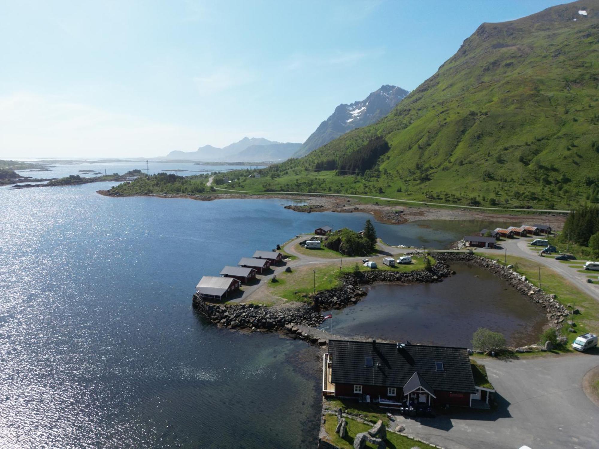Brustranda Fjordcamping Valberg Extérieur photo